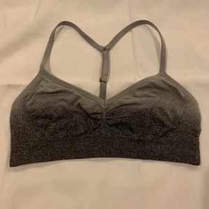 Aerie non-padded grey racerback sports bra